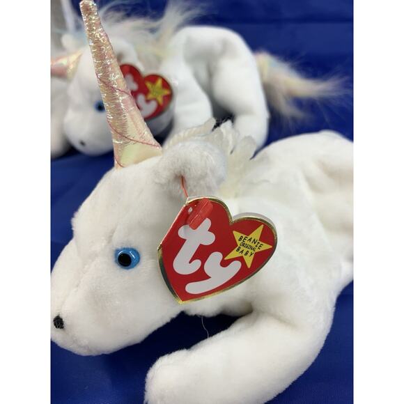 Ty Beanie Babies Bundle (3pcs) 3 Versions Of Mystic Unicorn - Picture 15 of 16